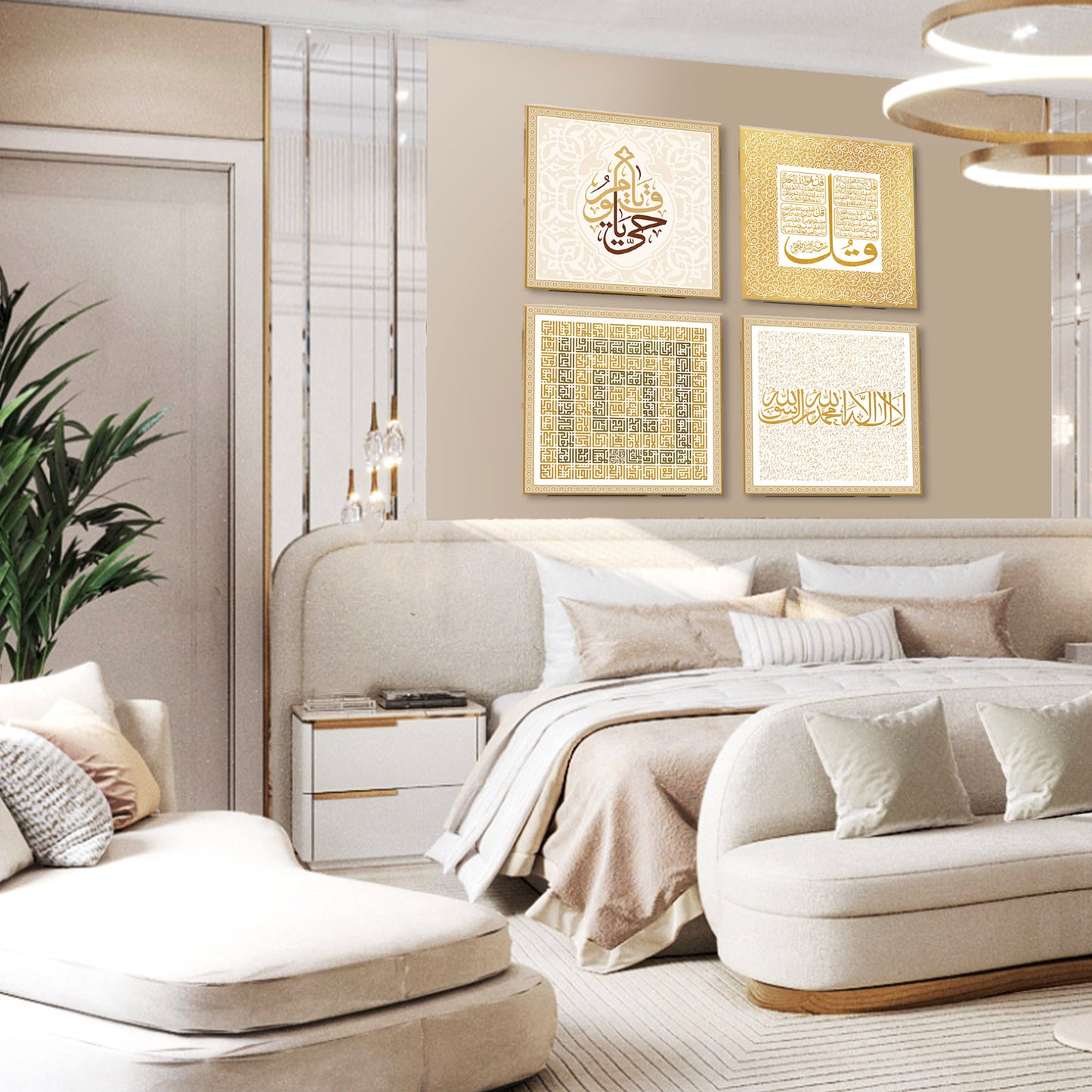 Handcrafted Islamic wall art