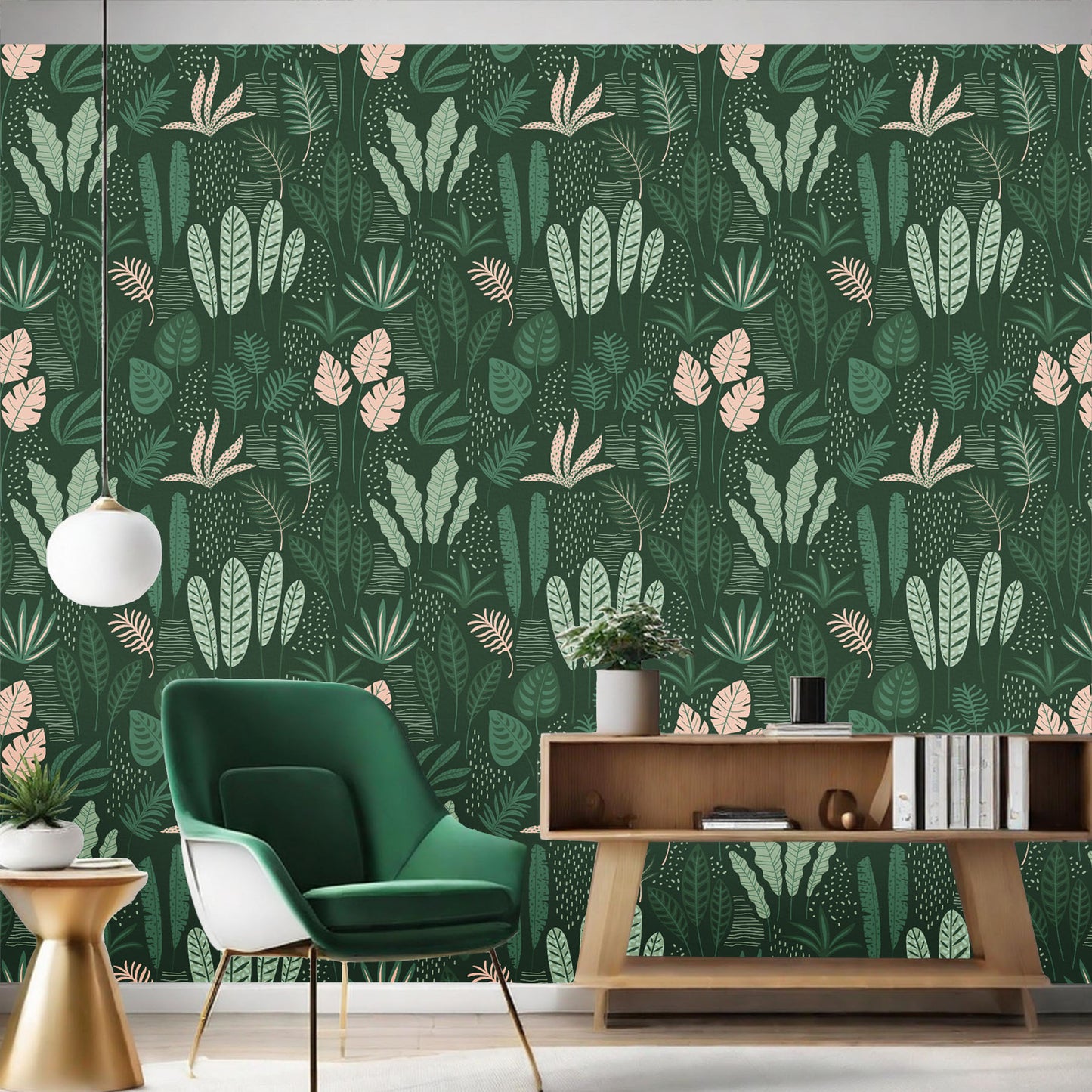 Lush Green Retreat Wallpaper