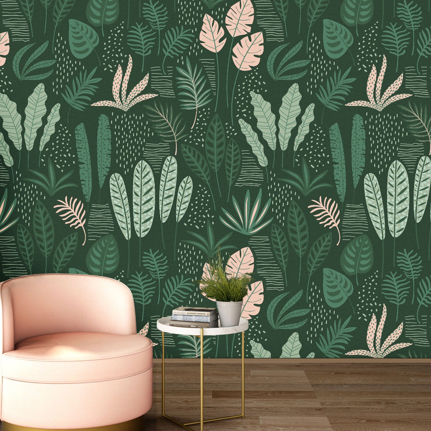 Lush Green Retreat Wallpaper