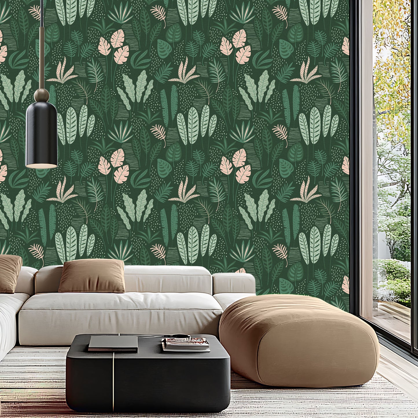 Lush Green Retreat Wallpaper