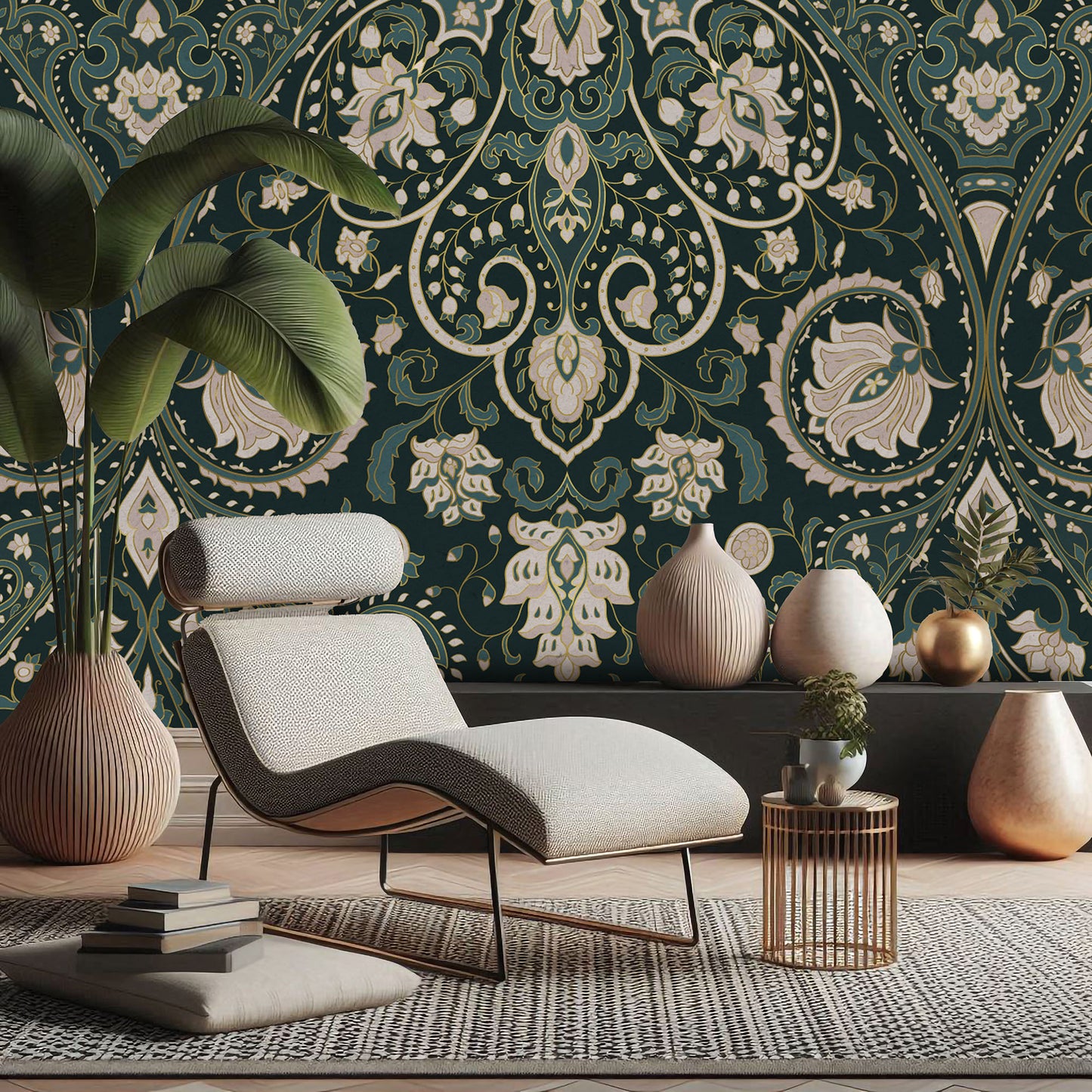 Old-World Glamour Wallpaper