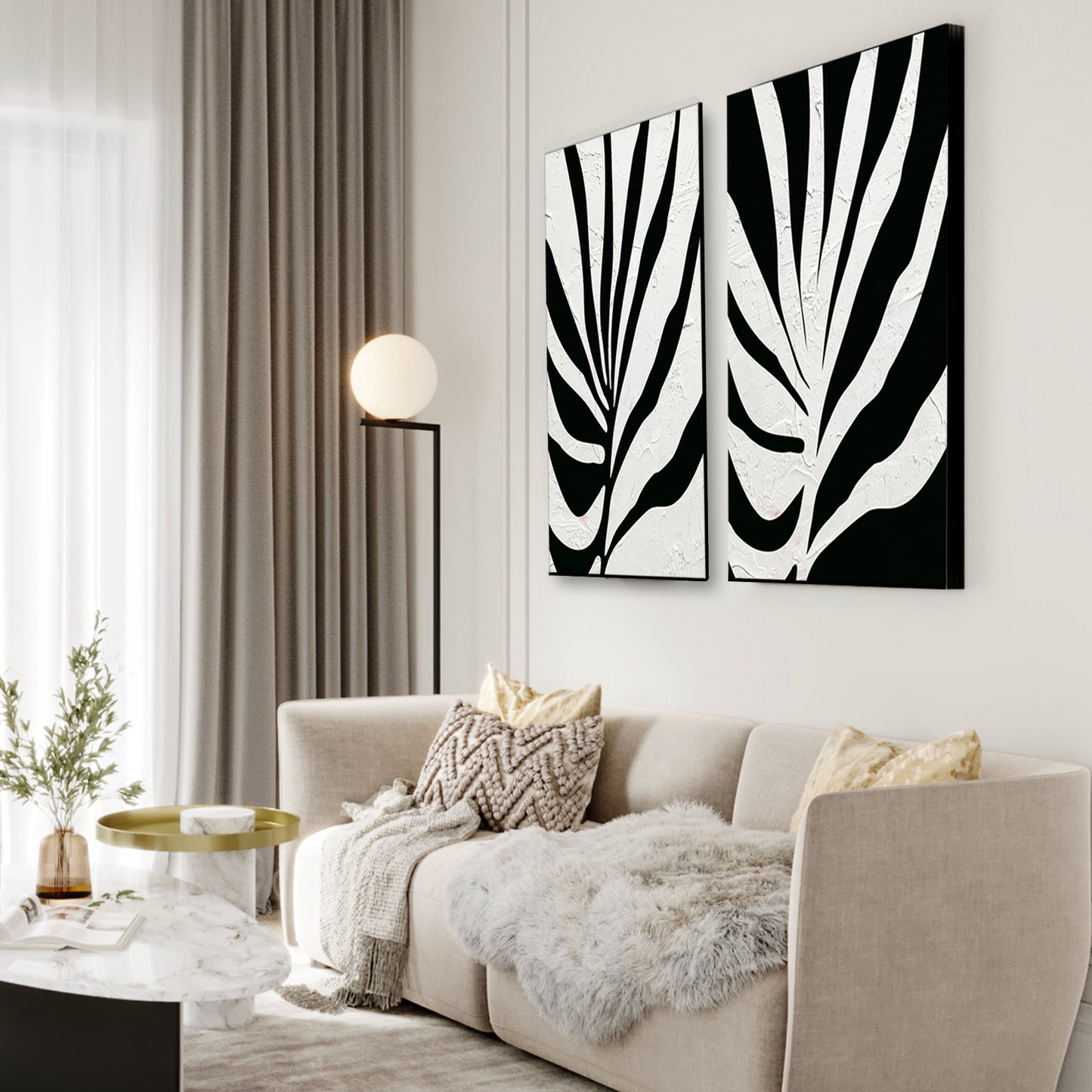 Modern Minimalist Wall Art Home Decor