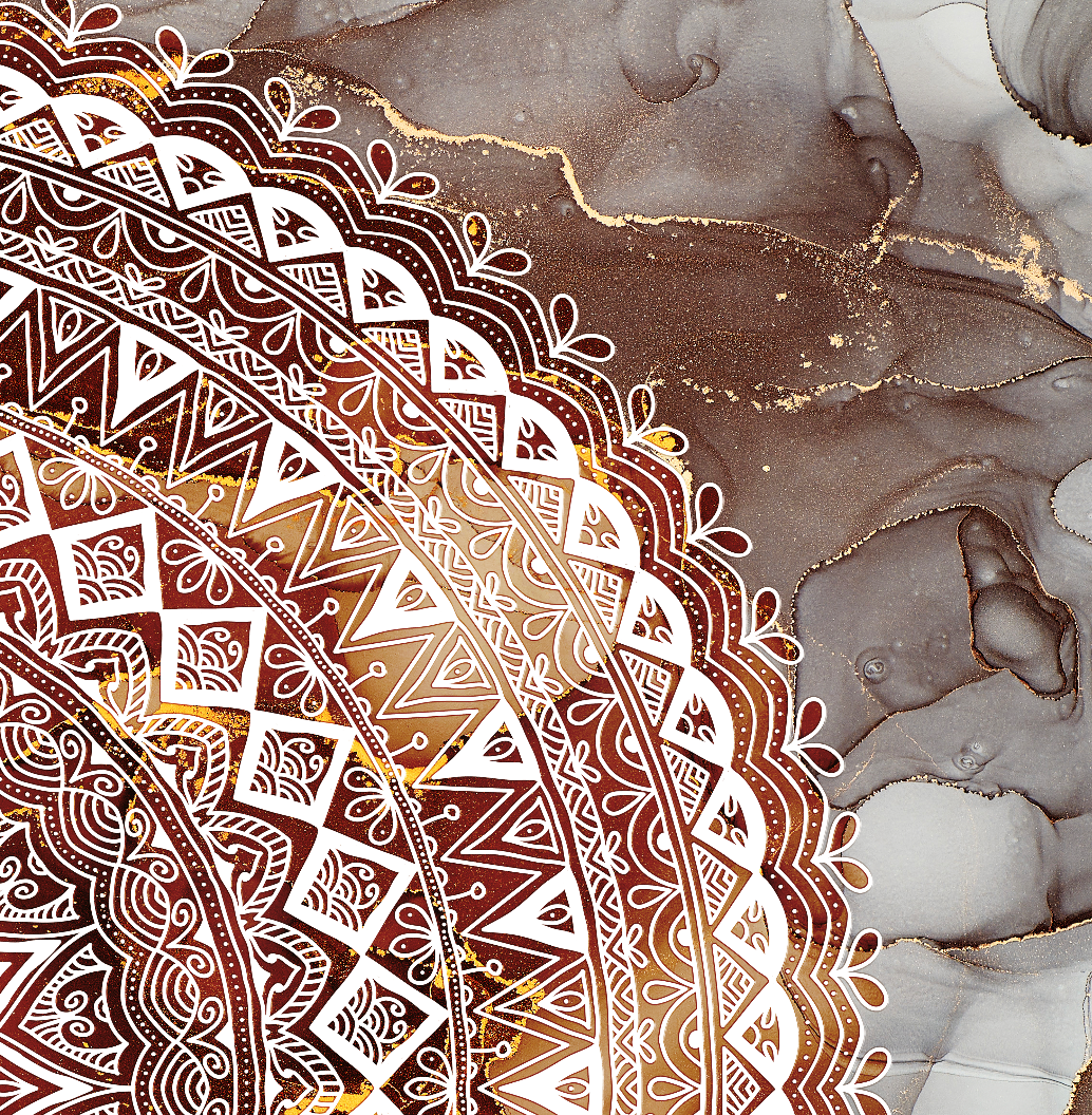 Mandala, Set of 3 Canvas