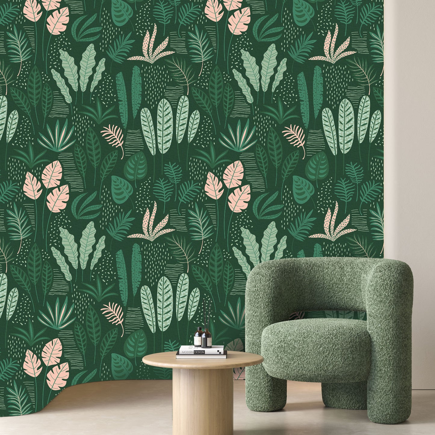 Lush Green Retreat Wallpaper