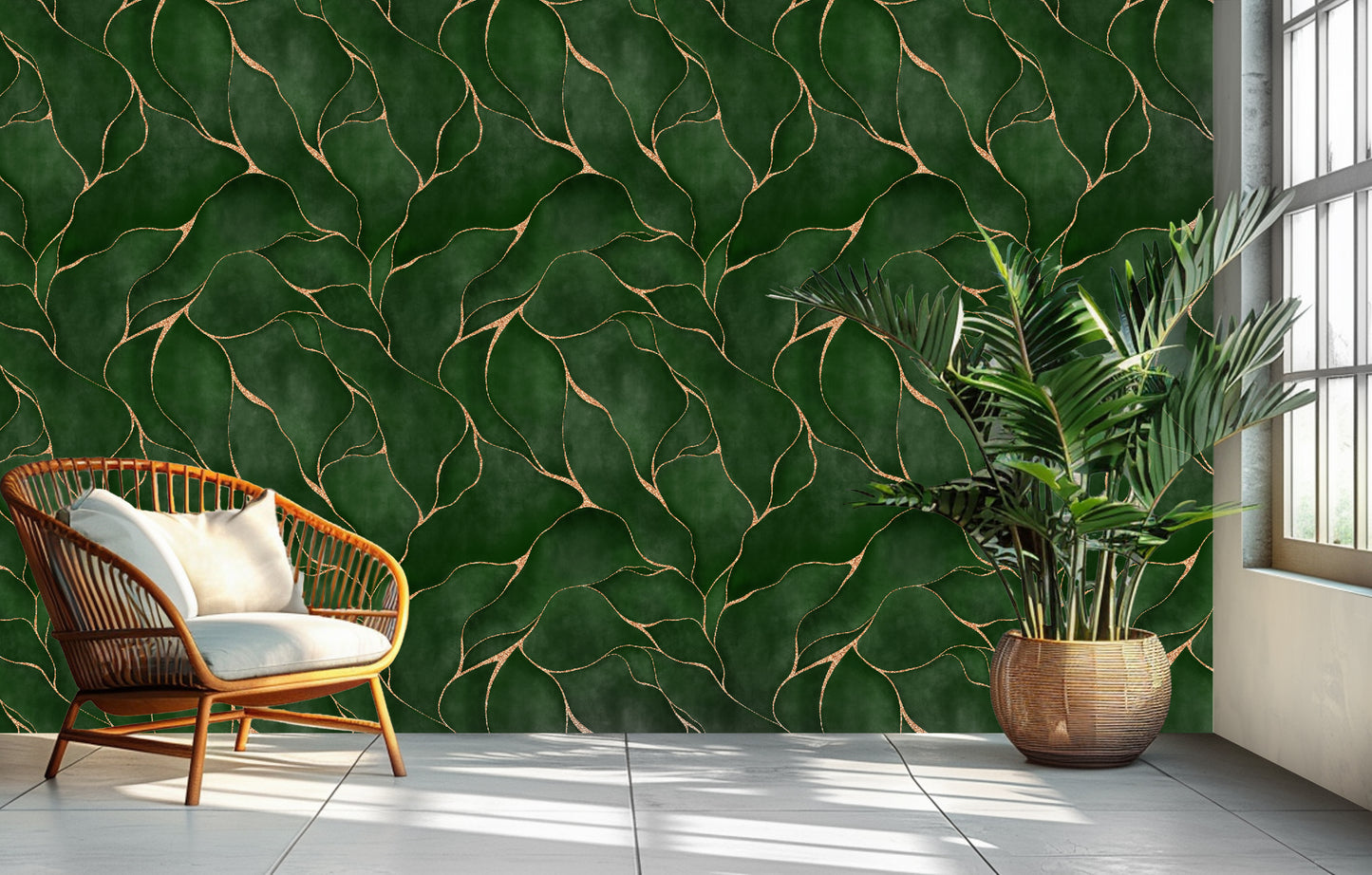 Green Leaf Wallpaper