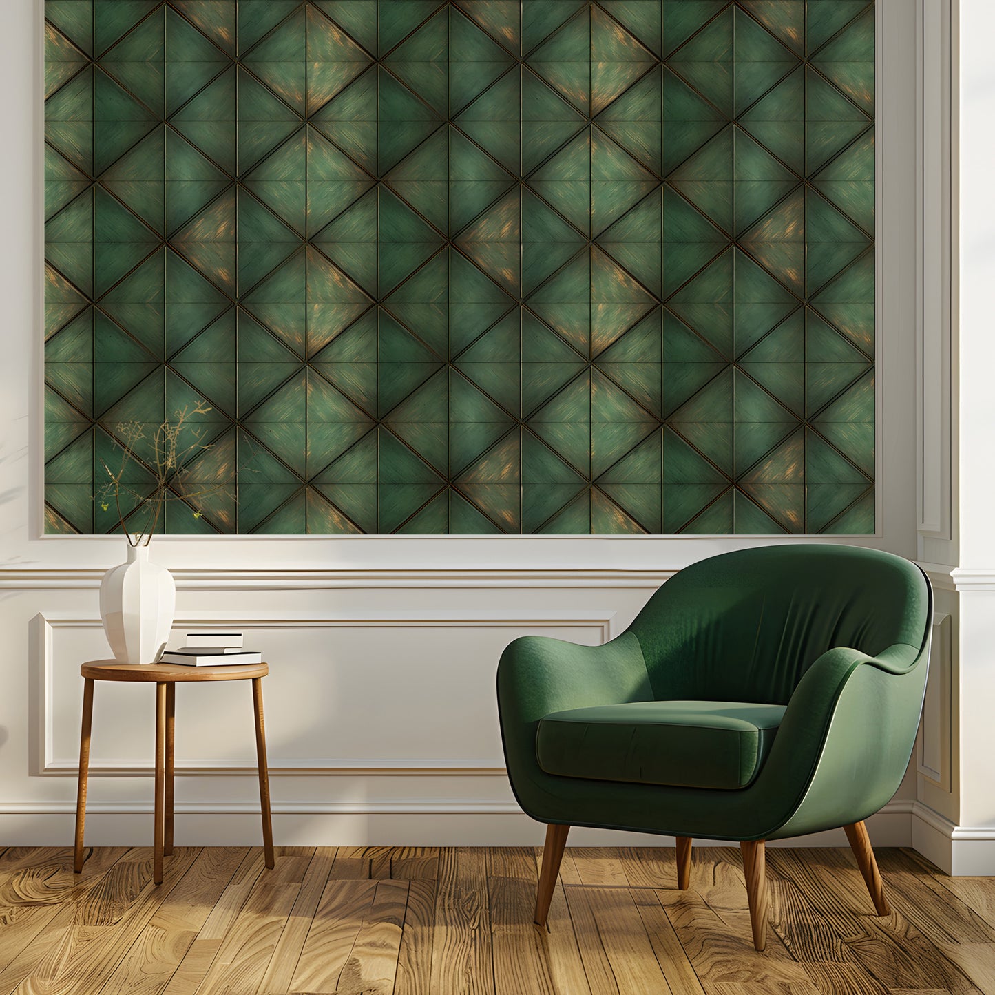 Geometric Glamour Wallpaper