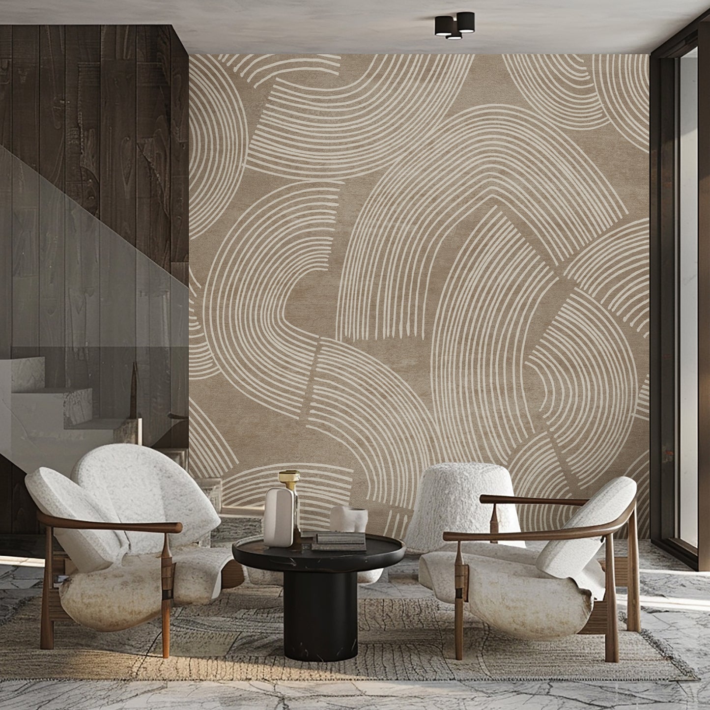 Abstract Contours Wallpaper