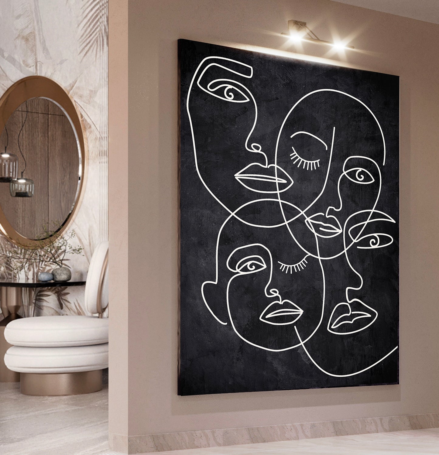Large Figurative Canvas