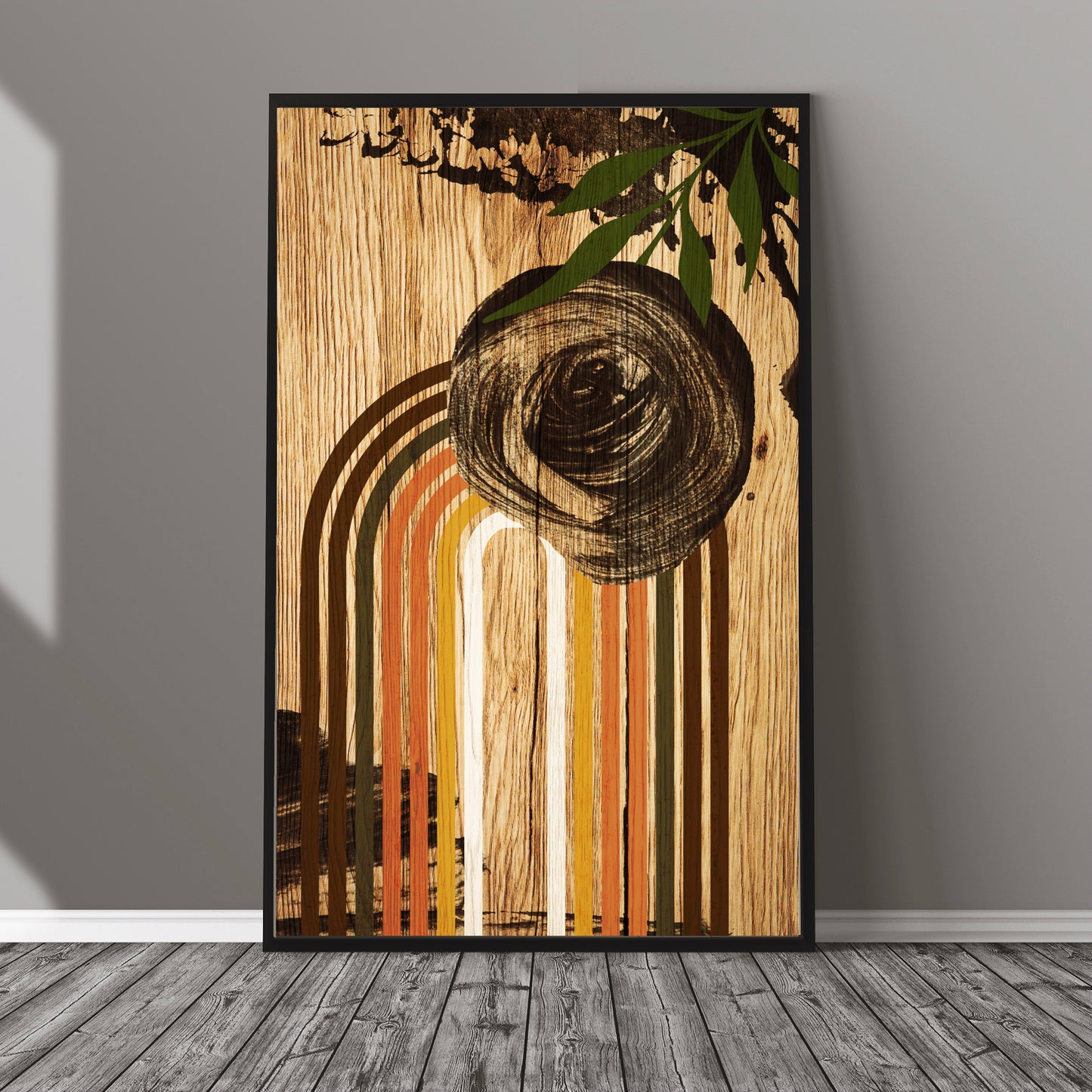 Strong Women Figures, Black Women Abstract Art on Canvas