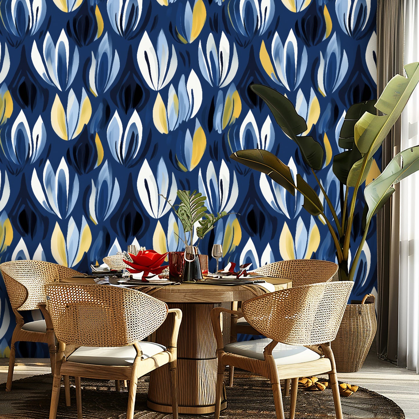 Blue Harmony Wallpaper