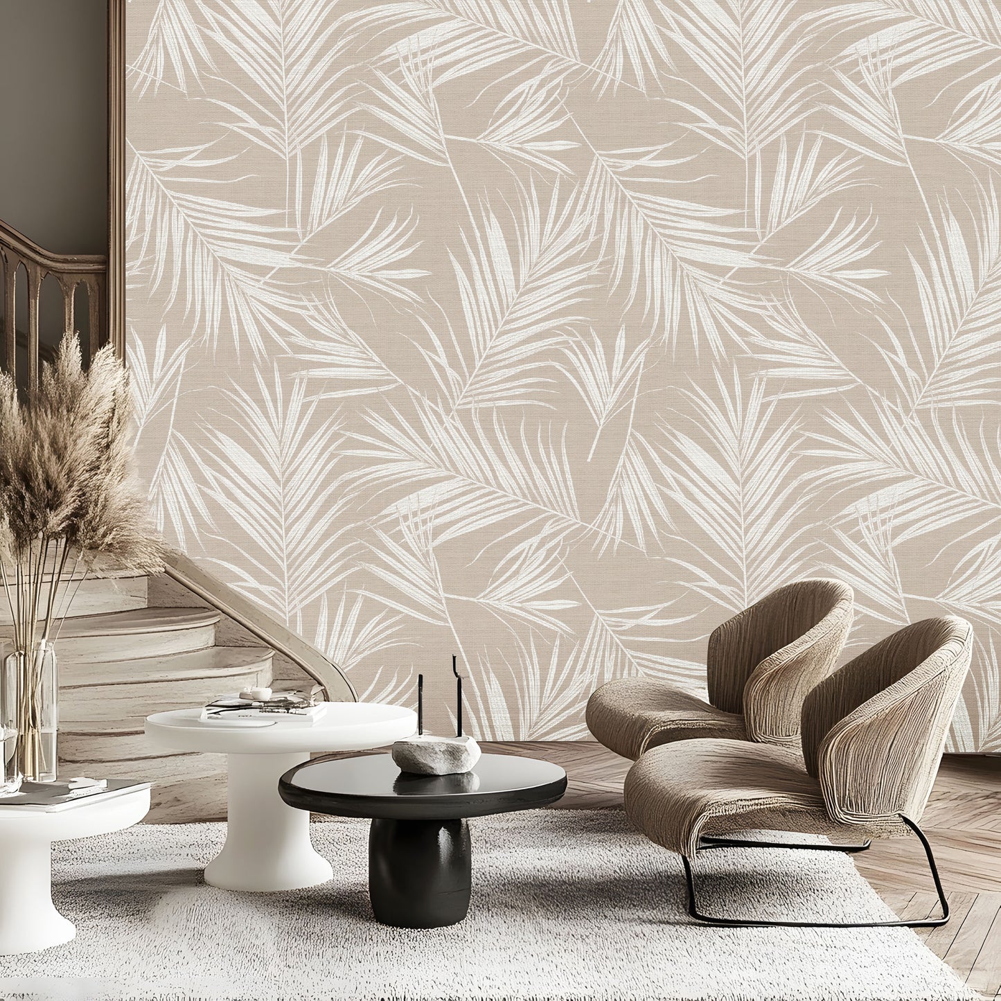 Calm & Cozy Leaf Wallpaper