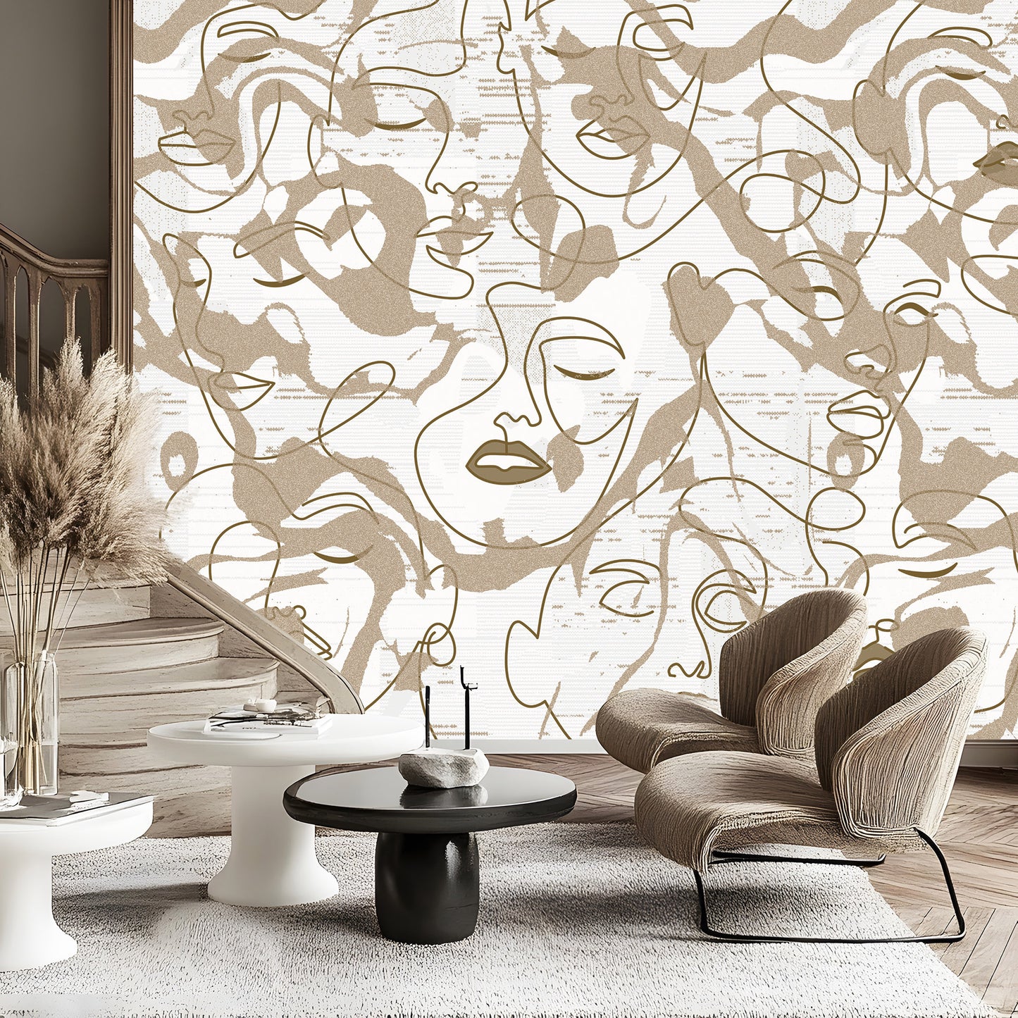 Modern Silhouettes Wallpaper