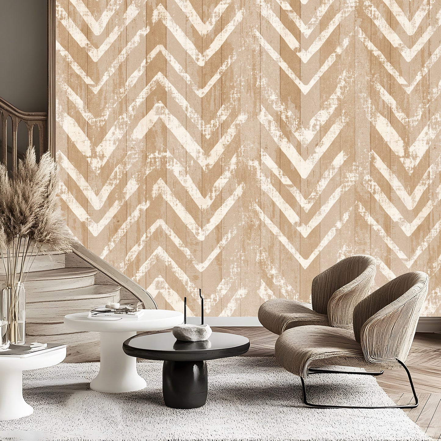 Rustic Geometry Wallpaper