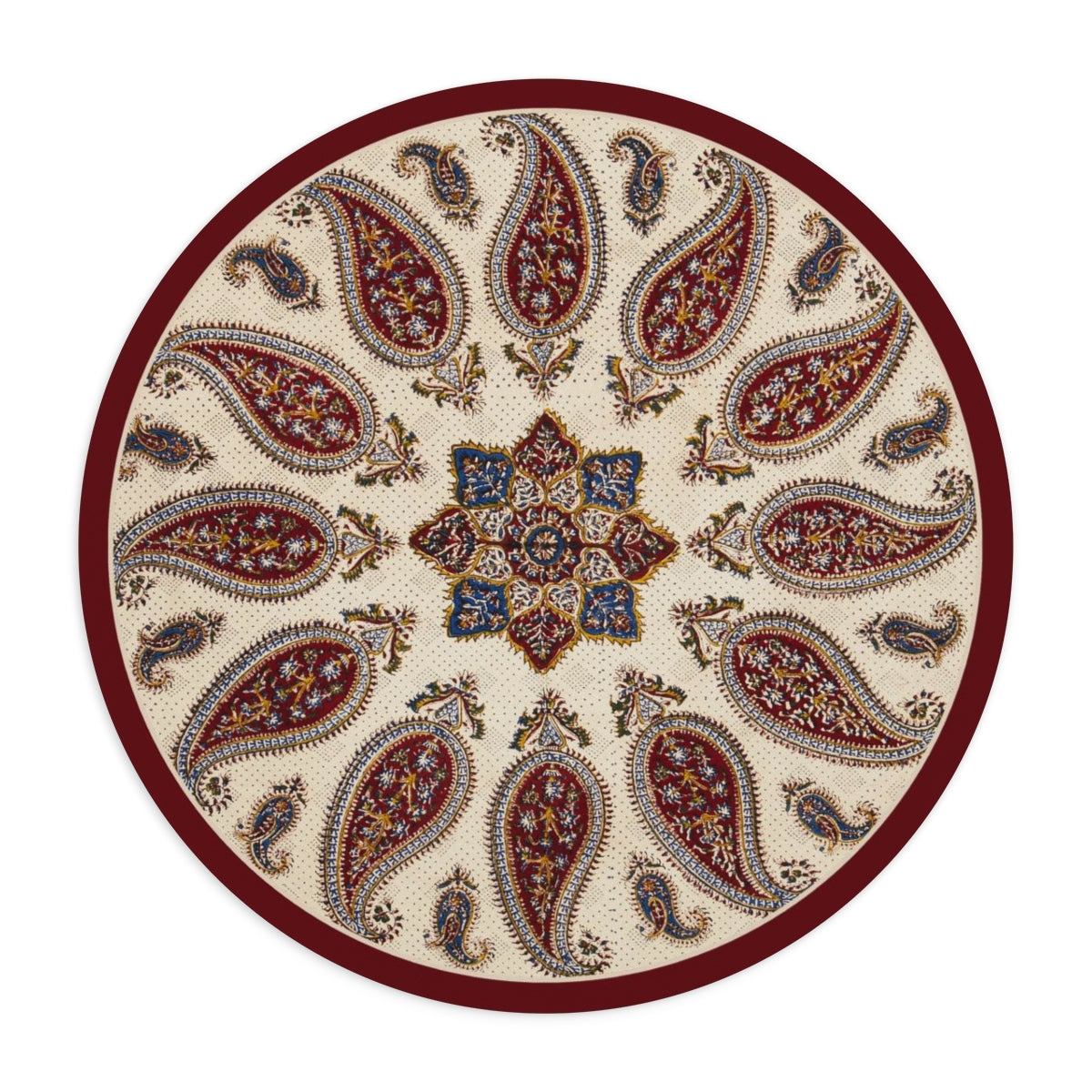 Persian Pattern Round Mouse Pad