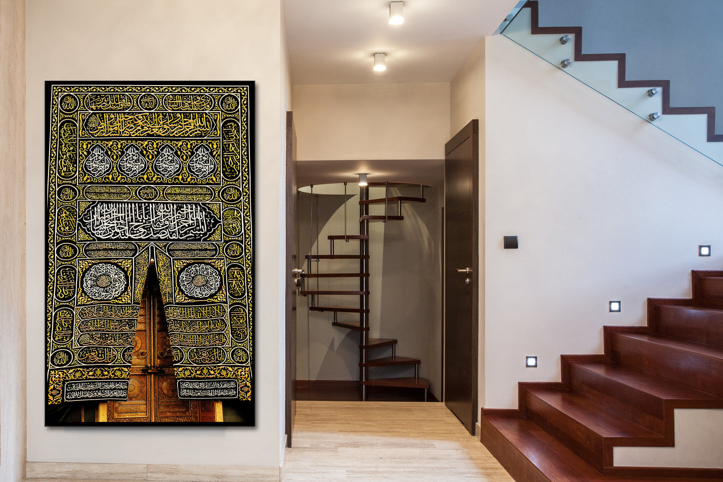 Multazim kaaba door Canvas