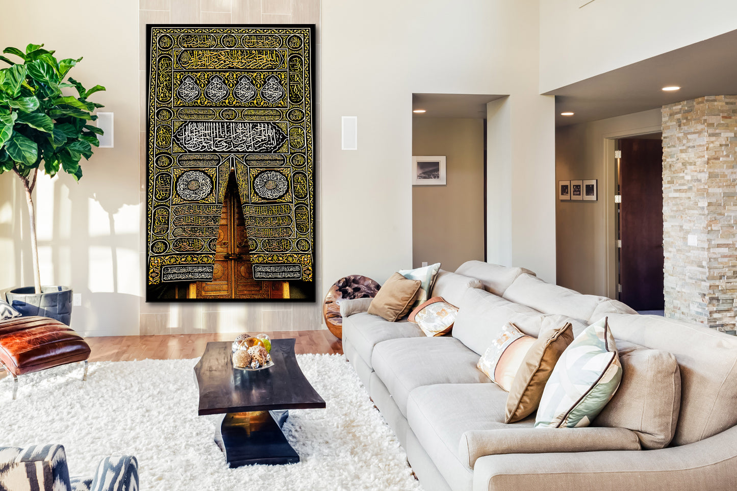 Multazim kaaba door Canvas