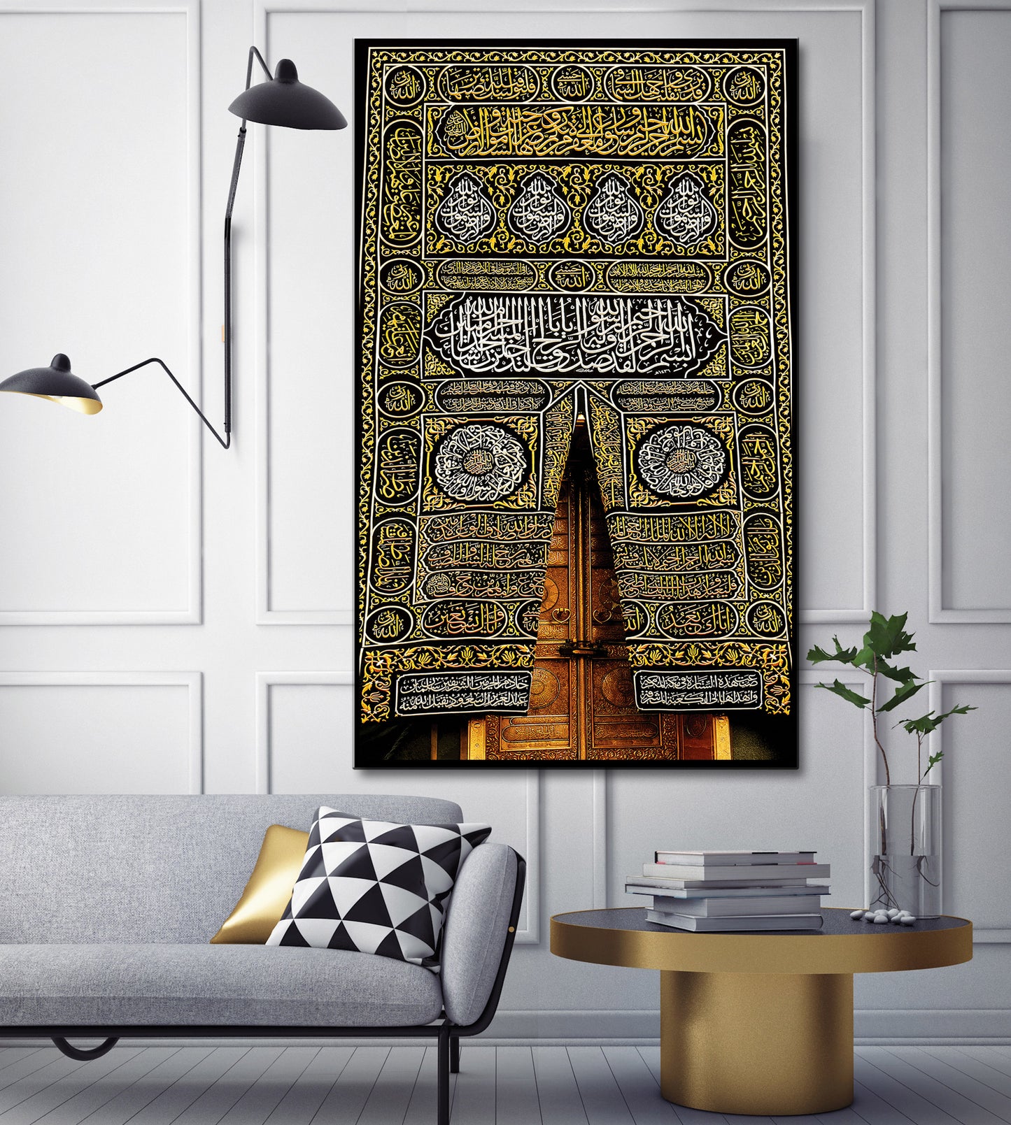 Multazim kaaba door Canvas