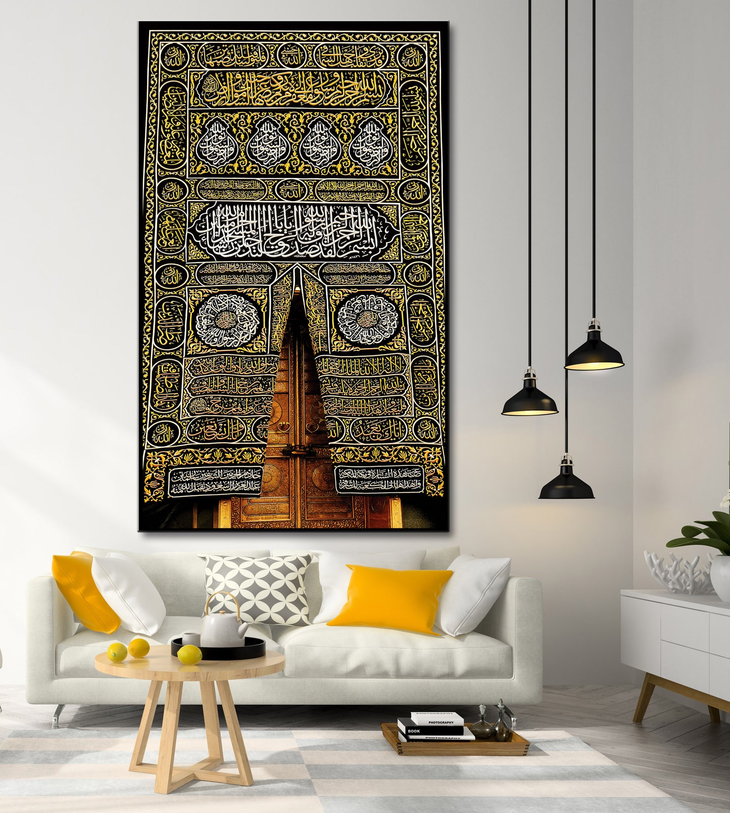 Multazim kaaba door Canvas
