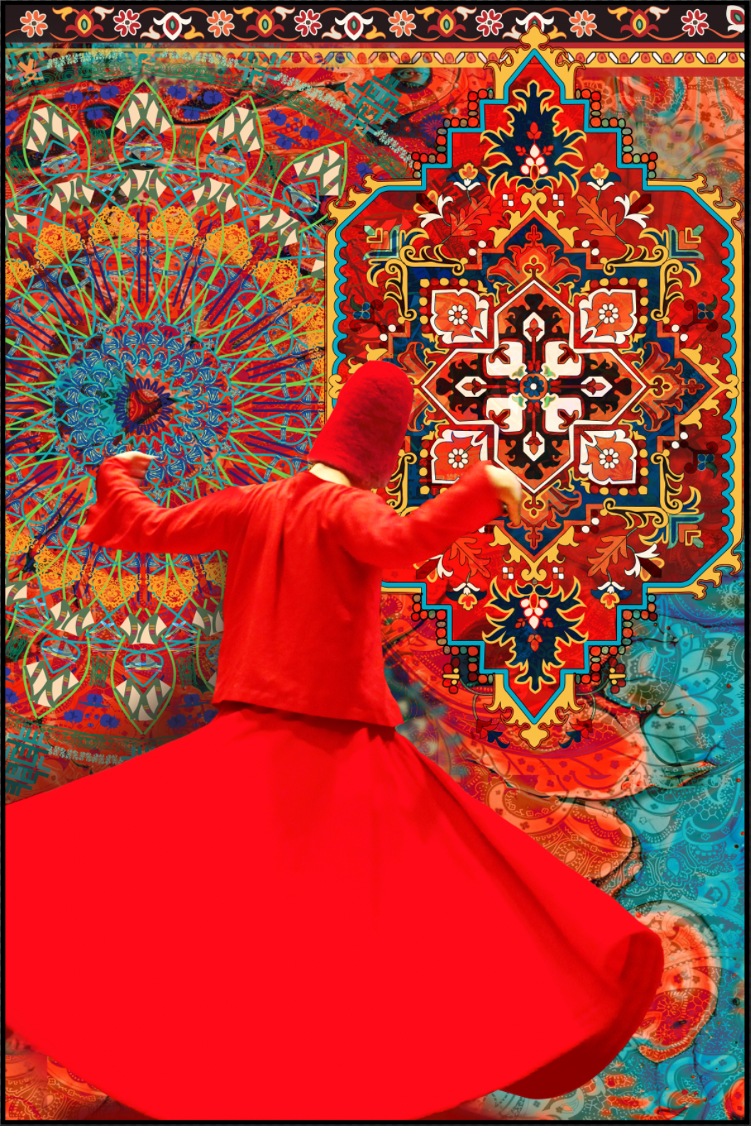 Mevlevi Sufi Canvas