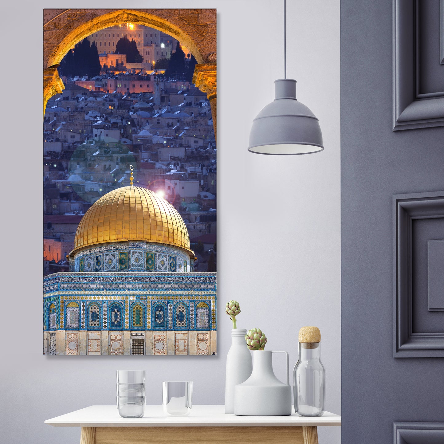 Three Holy Mosques of Islam Canvas
