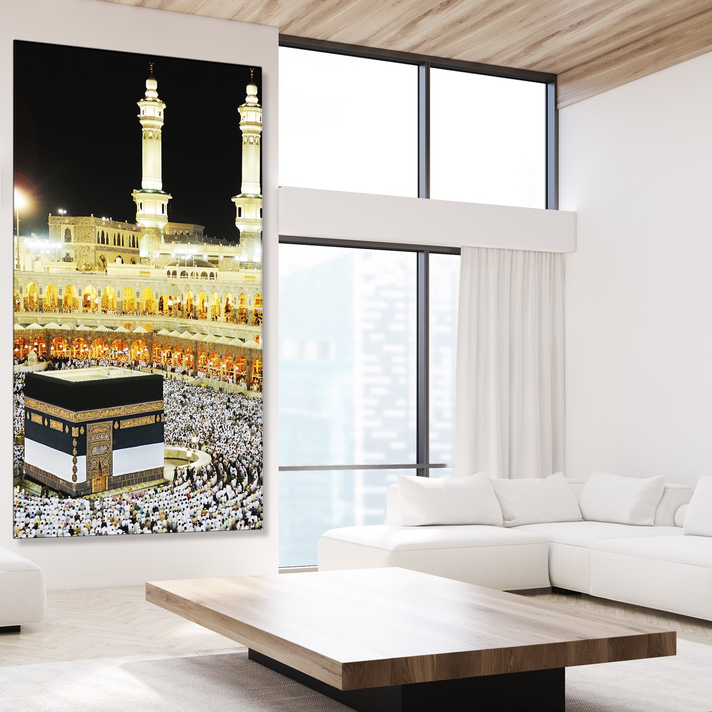 Three Holy Mosques of Islam Canvas