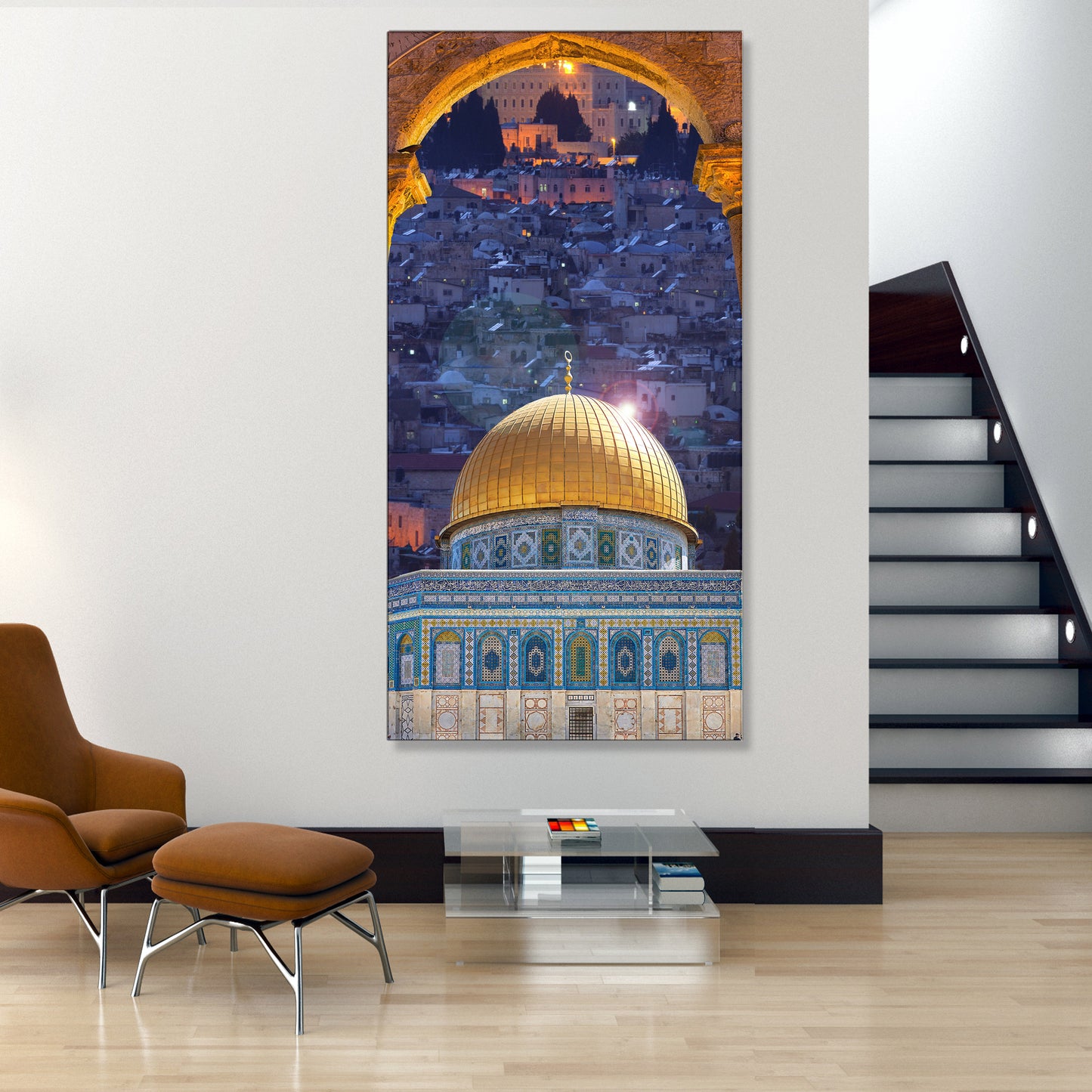 Three Holy Mosques of Islam Canvas