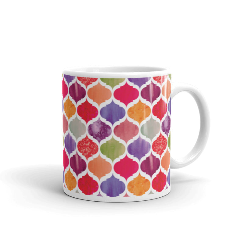 Multicolor Tile Mug