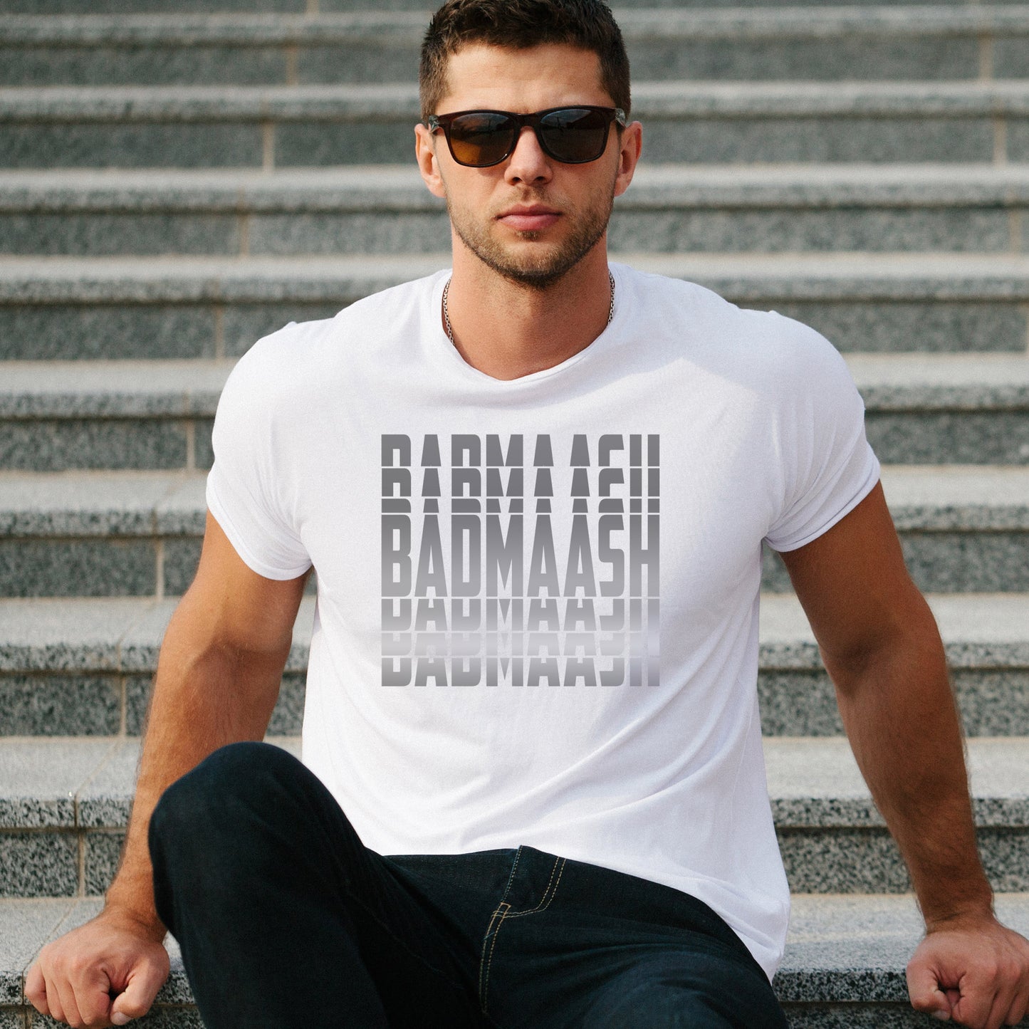 Badmaash -Tee, Desi Indian Pakistani T-shirt