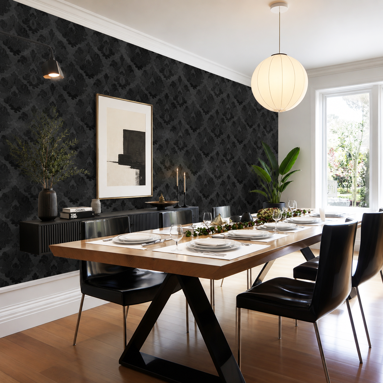 Velmont – Heritage Damask Wallpaper