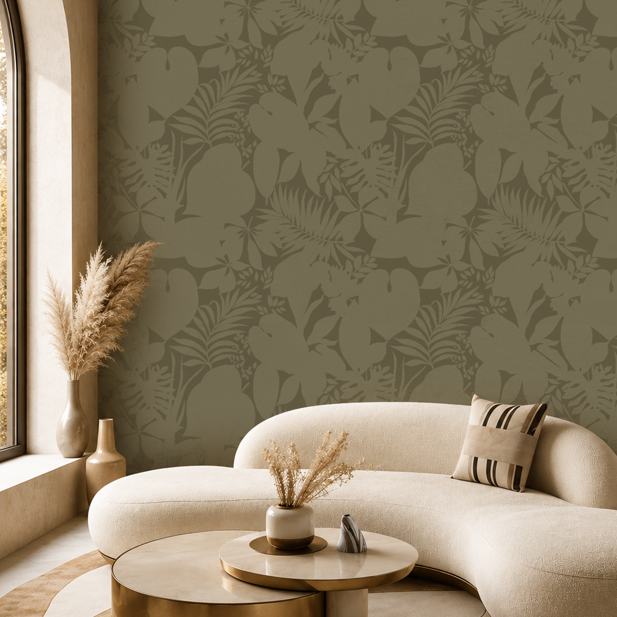 Tropical Botanic – Forest Olive Botanical Wallpaper