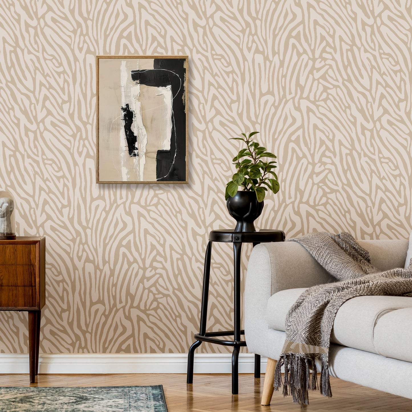 Serein – Organic Abstract Texture Wallpaper