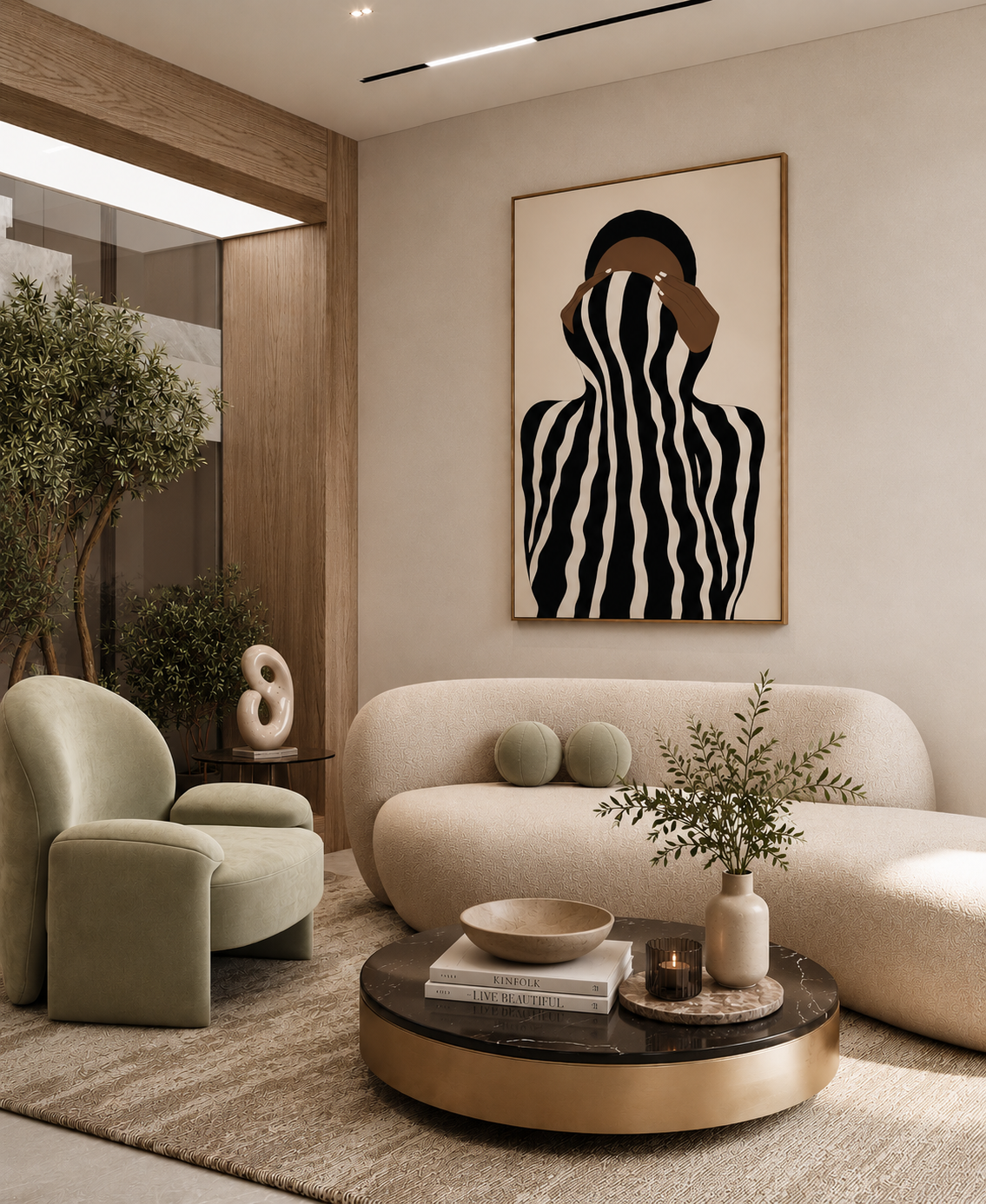 Modern woman wall art, black and white, figurative prints
