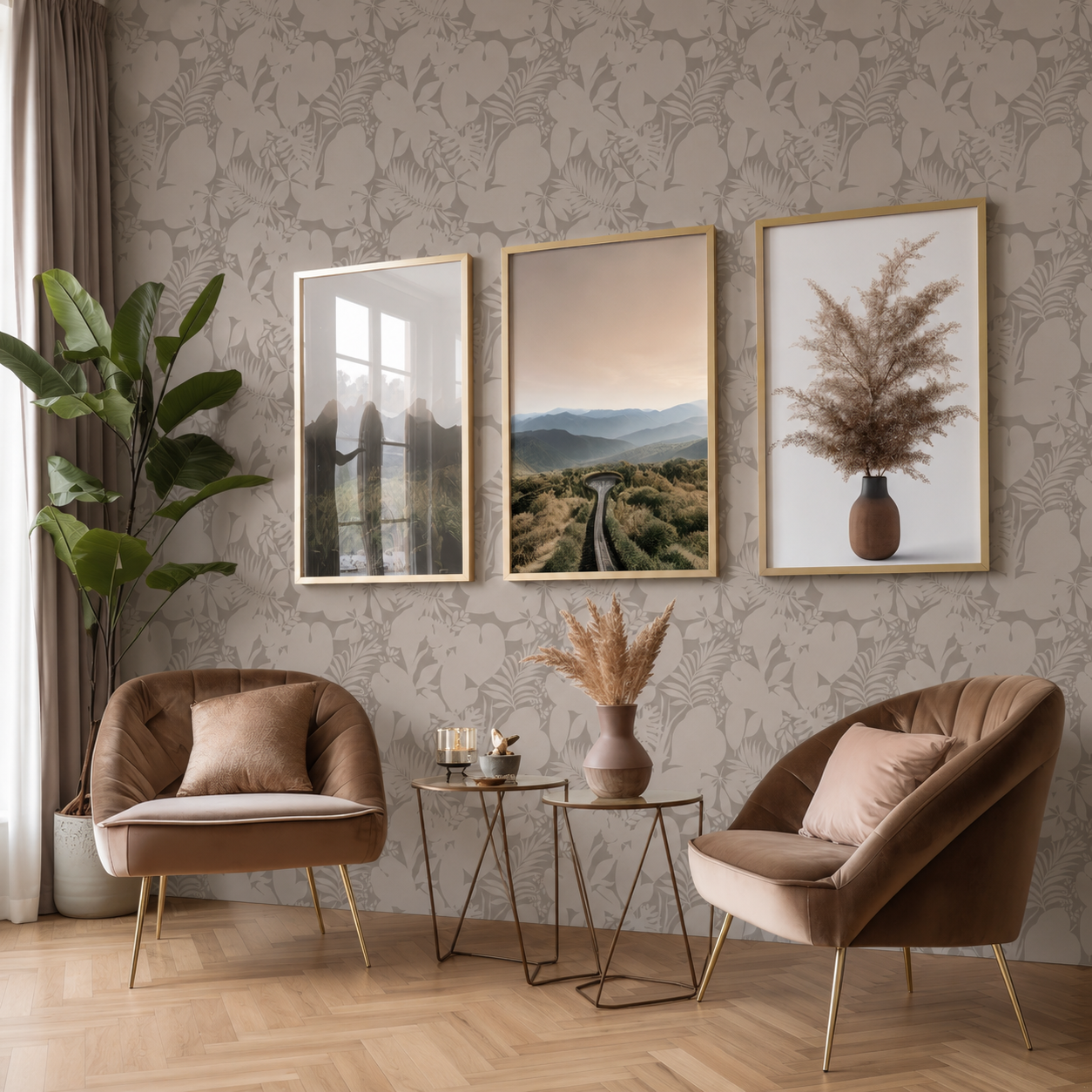 Tropical Botanic – Forest Olive Botanical Wallpaper