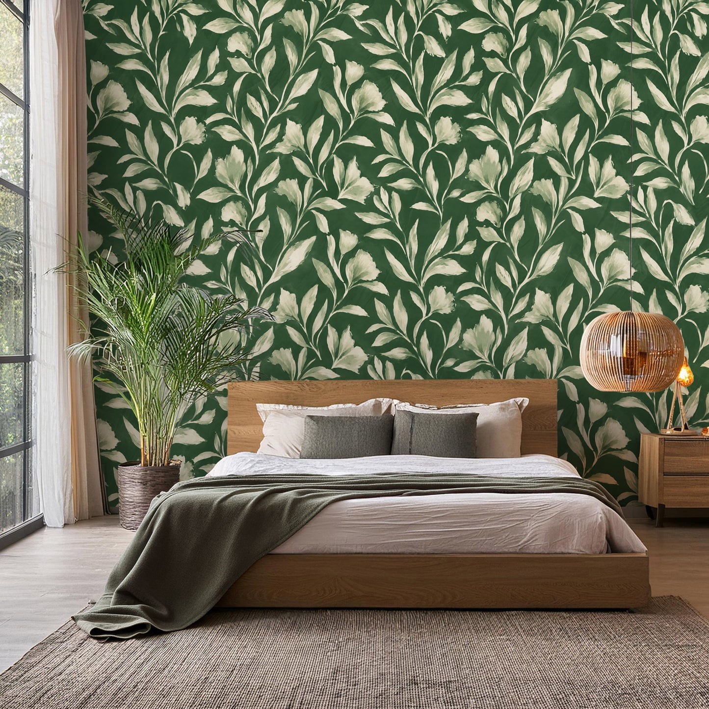 Whispering Botanicals– Watercolor Wallpaper