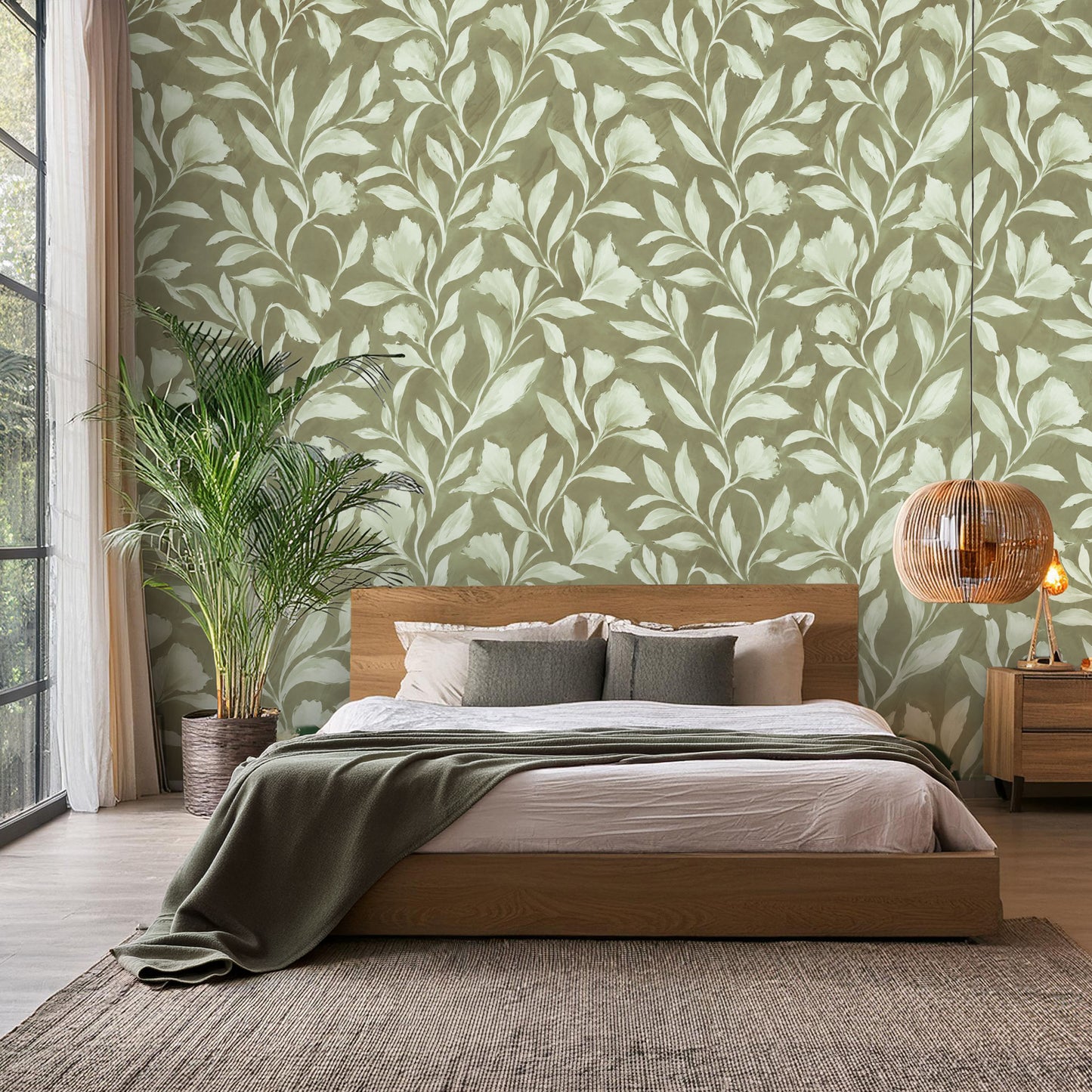 Whispering Botanicals– Watercolor Wallpaper