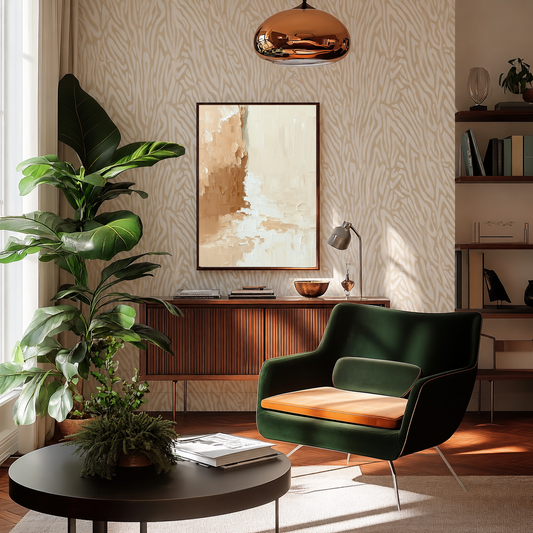 Serein – Organic Abstract Texture Wallpaper