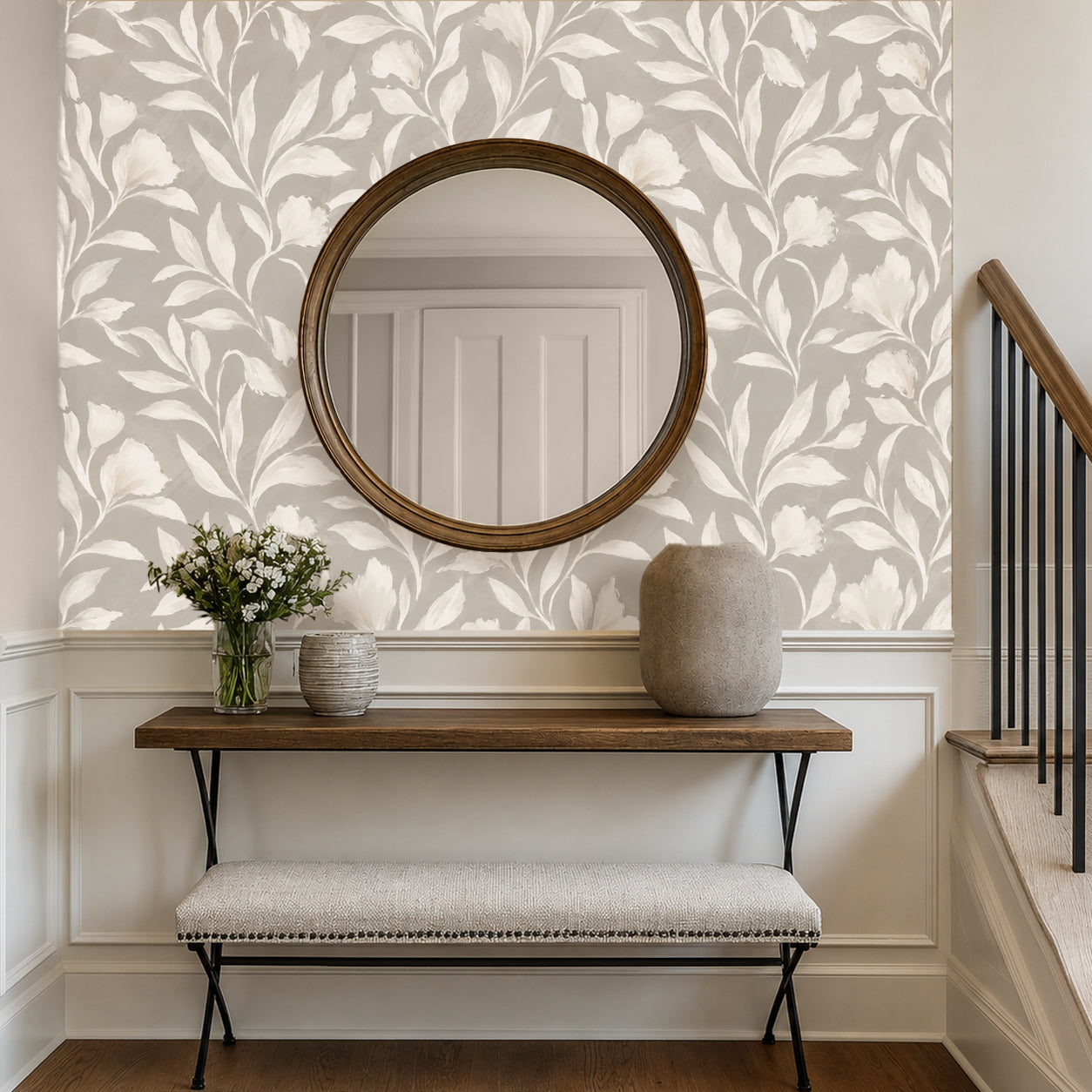 Whispering Botanicals– Watercolor Wallpaper