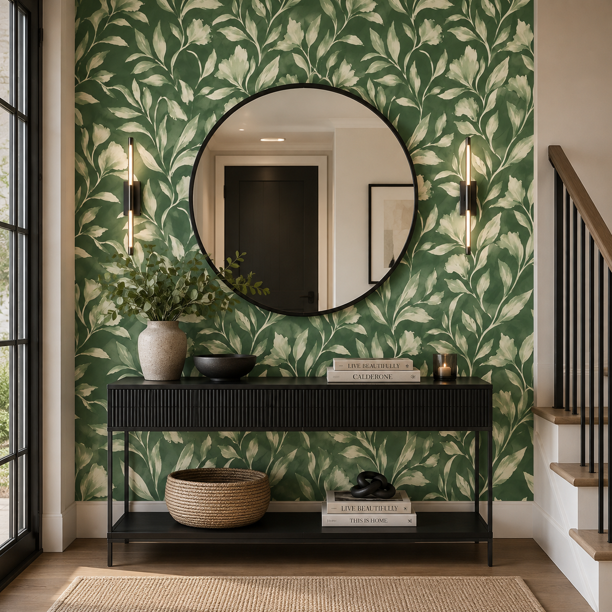 Whispering Botanicals– Watercolor Wallpaper