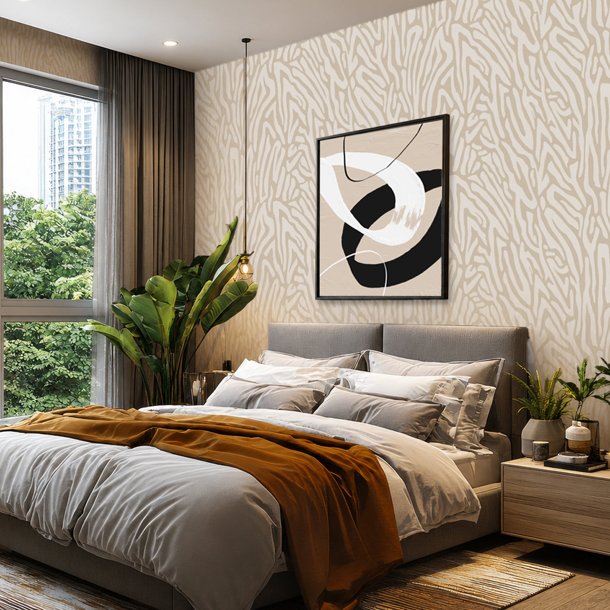 Serein – Organic Abstract Texture Wallpaper