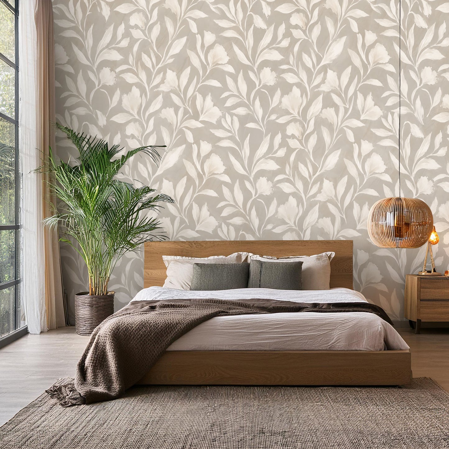 Whispering Botanicals– Watercolor Wallpaper