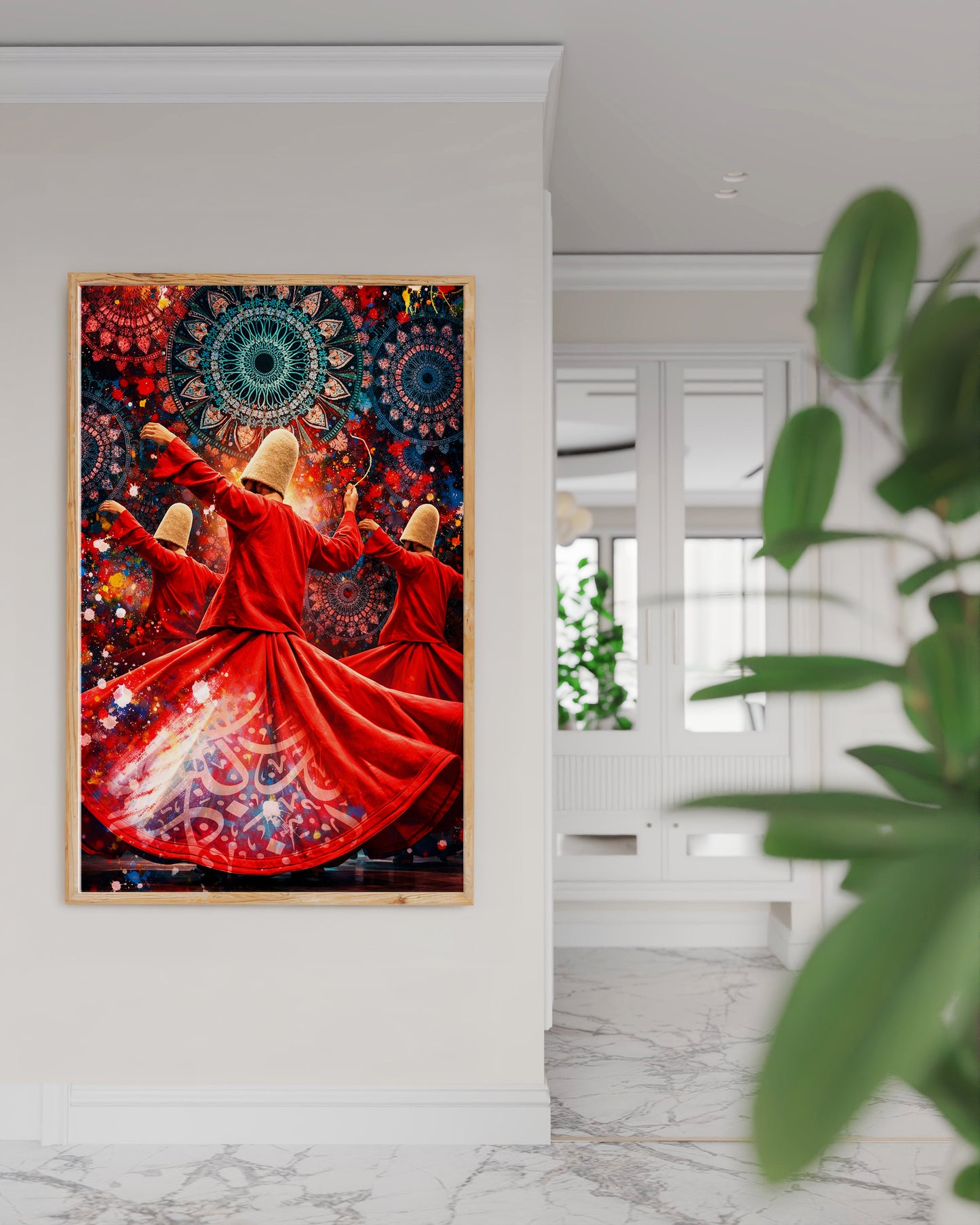 Turkish Sufi Whirling Dervish Dance Wall Art