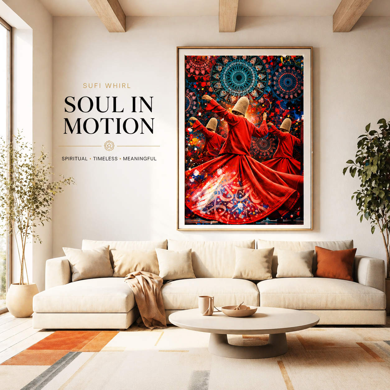 Turkish Sufi Whirling Dervish Dance Wall Art