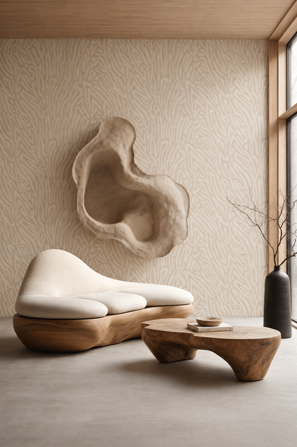 Serein – Organic Abstract Texture Wallpaper