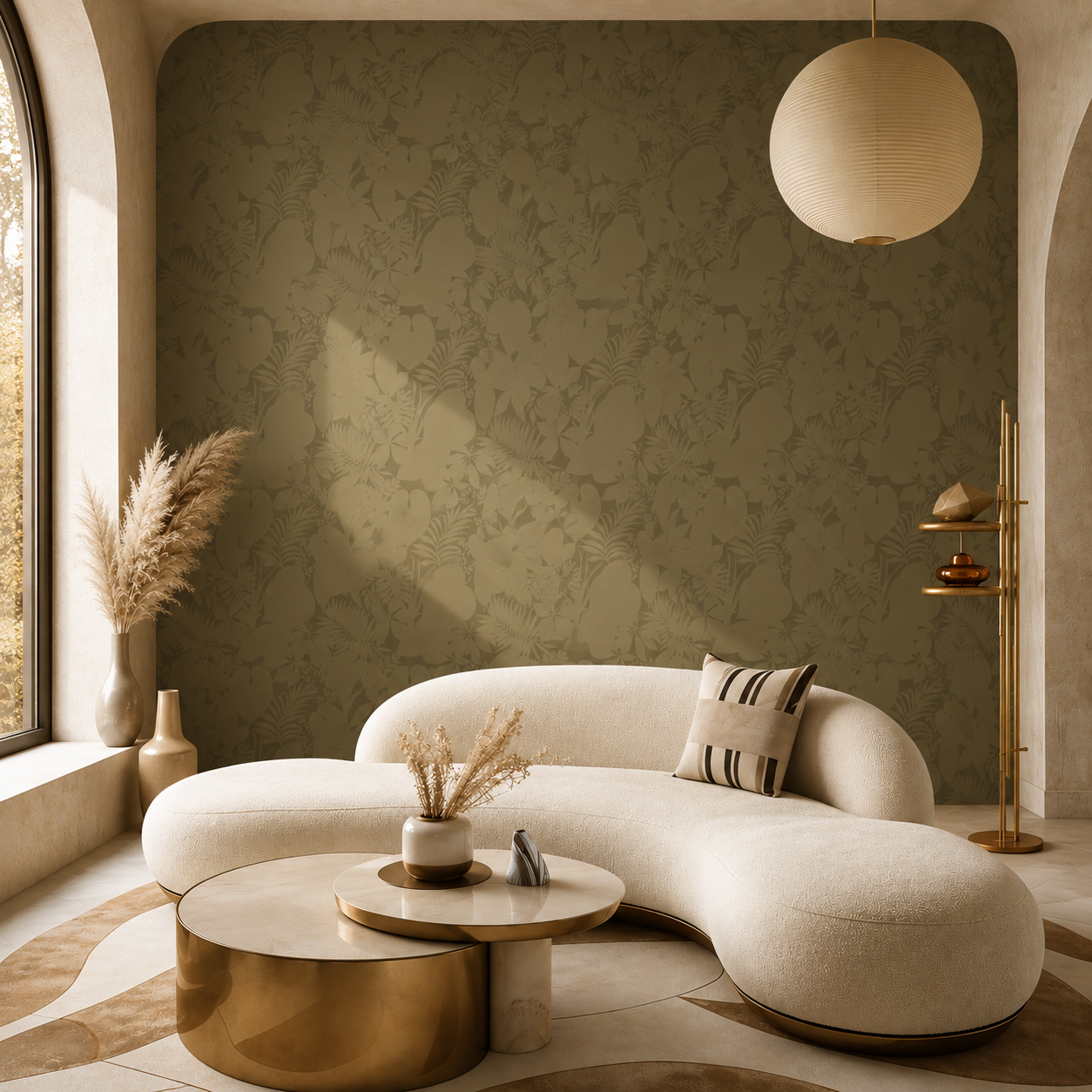 Tropical Botanic – Forest Olive Botanical Wallpaper