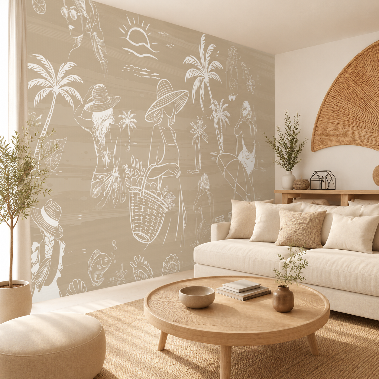 Coastal Escape Wallpaper Mural