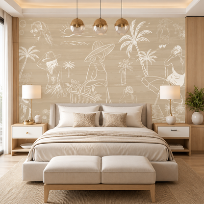 Coastal Escape Wallpaper Mural