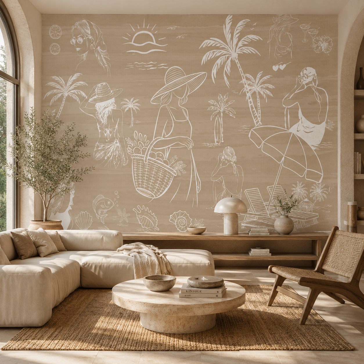 Coastal Escape Wallpaper Mural