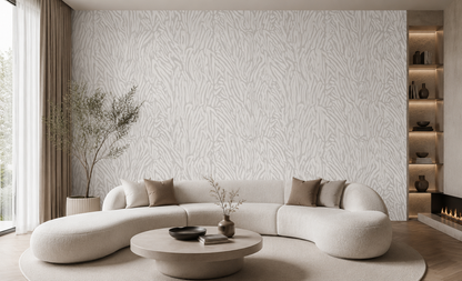 Zebra Flow Wallpaper – Premium Neutral Abstract Wall Mural
