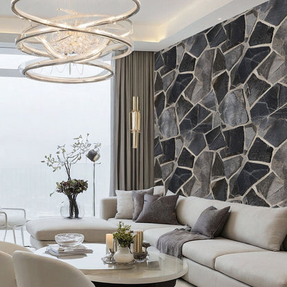 Artful Stone Textures Wallpaper