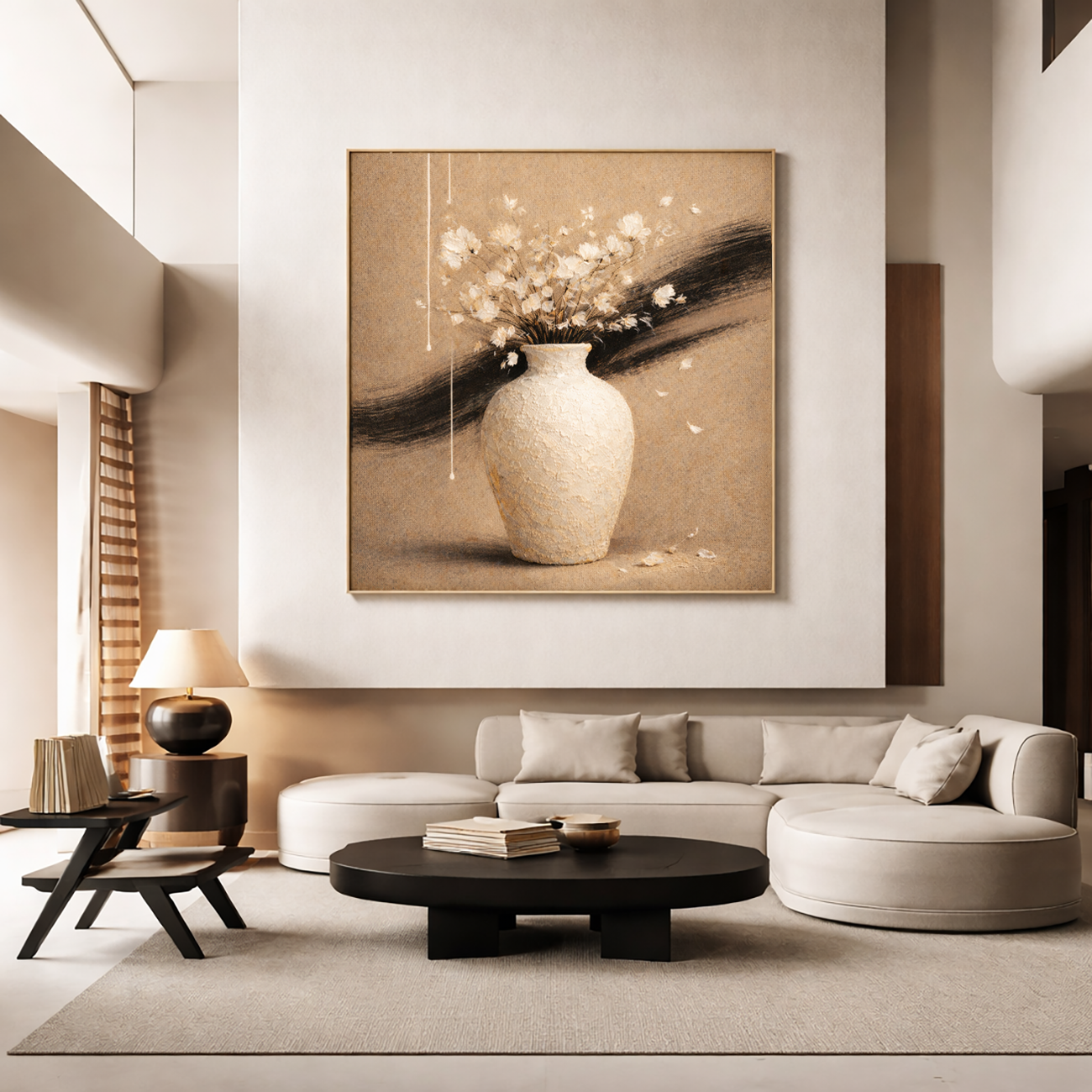 Architectural Silence Set of 2 Printable | Neutral Abstract Wall Art | Minimal Modern Decor